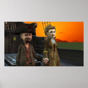 Dois no Deck - Poster pequeno