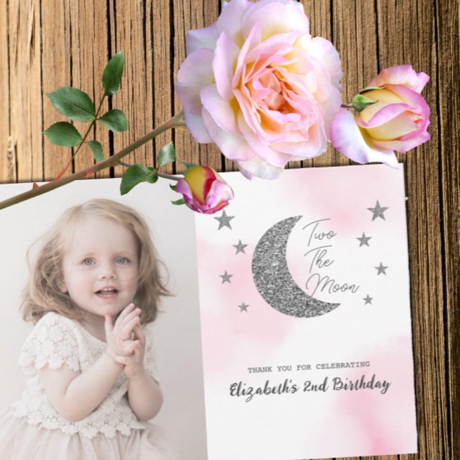 Dois O Cartões de agradecimentos Da Lua (Criador carregado)