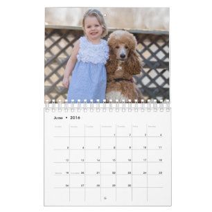 Dois página, calendário pequeno, branco