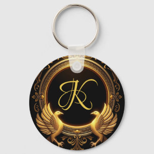 Dois Pássaros Personalizados Chaveiro