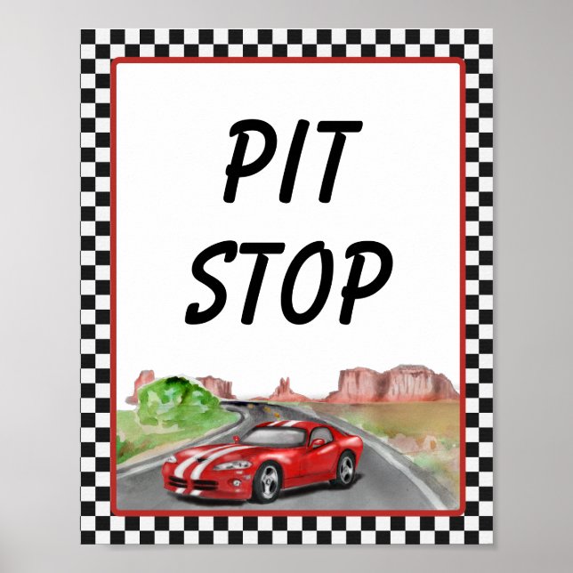 Dois Poster de Parada Curiosa Rápida (Frente)