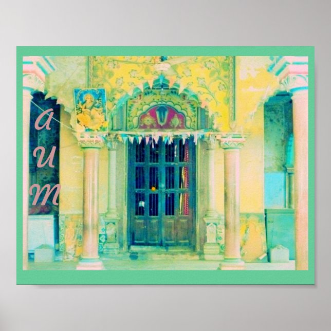 Dois ramificando poster 'saraswati temple' (Frente)