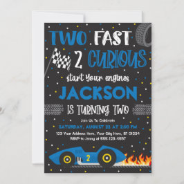 Dois Rápidos 2 Curiosos Convite de Aniversário, Co