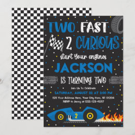 Dois Rápidos 2 Curiosos Convite de Aniversário, Co