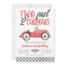 Dois Rápidos 2 Curiosos Convite de Aniversário, Co