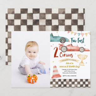 Dois Rápidos Convite à Corrida Curiosa com Fotog