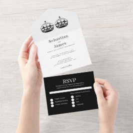 Dois Reis Fazem Um Casamento Par Gay