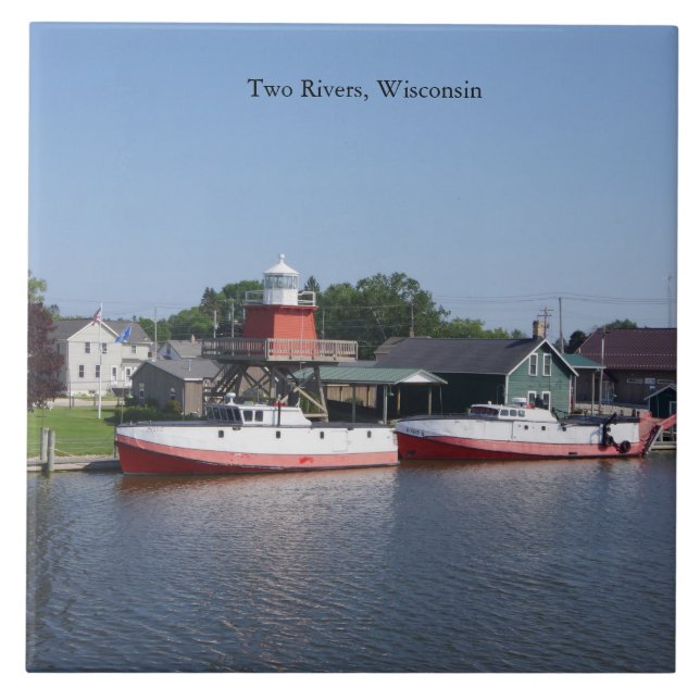 Dois Rios, azulejo de Wisconsin (Frente)