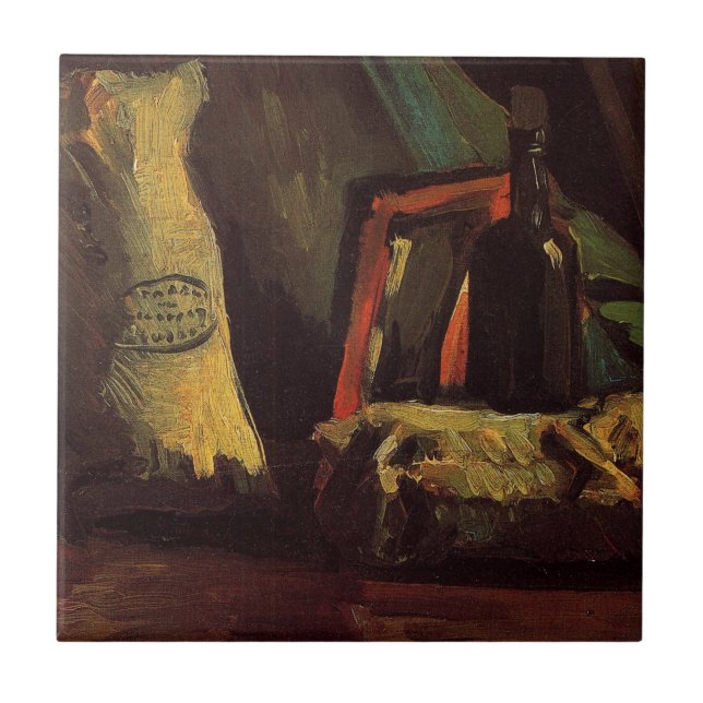 Dois Sacos e uma Garrafa de Vincent van Gogh (Frente)
