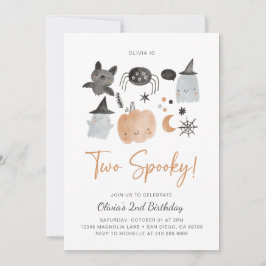 Dois Spooky | Convite Ghost | segundo Spooky