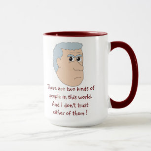 "Dois tipos" das pessoas da caneca do Curmudgeon