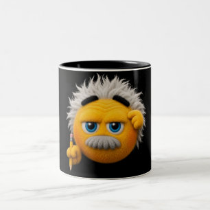 Dois Tons Caneca de Café Cubo de Gelo em Chamas – Arte de Fo