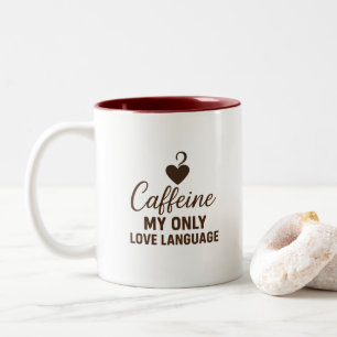 Dois Tons Caneca de Café de Design Minimalista Viciado em Ca
