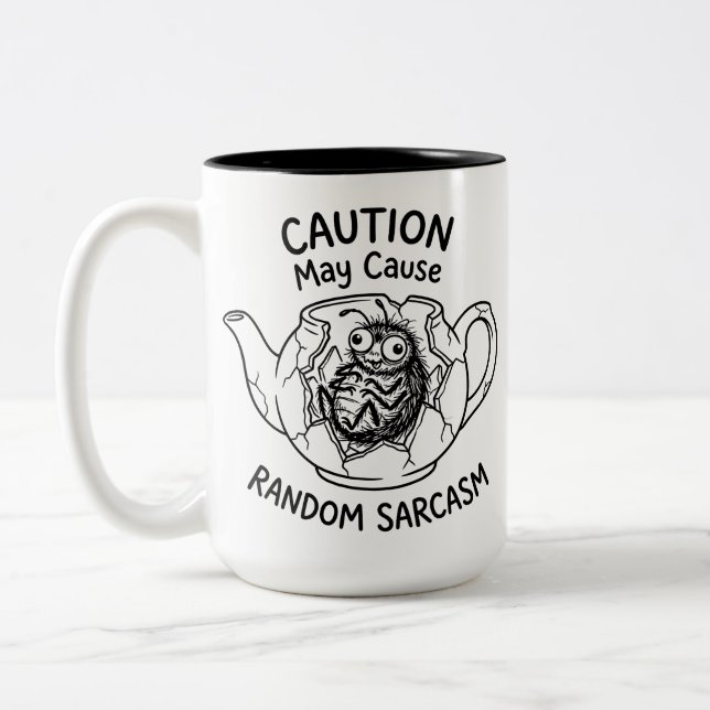 Dois Tons Caneca de café em duas cores divertida Besouro Bri (Esquerda)