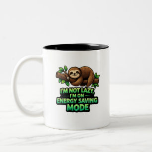 Dois Tons Caneca de Café em Modo de Economia de Energia de P