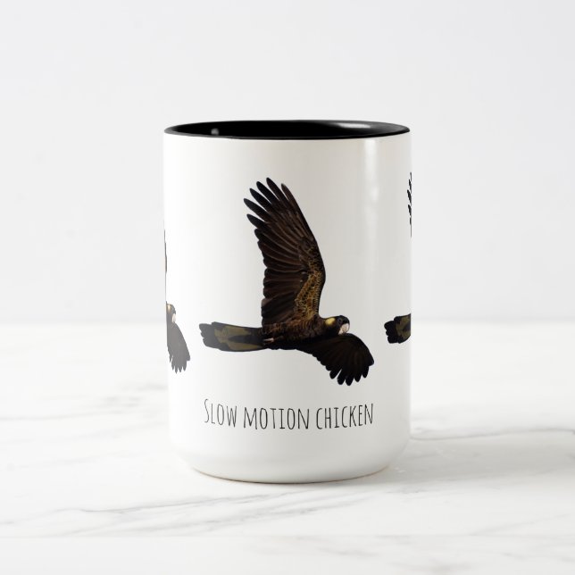 Dois Tons Caneca de café Two-Tone de frango em câmera lenta (Centro)