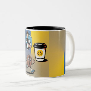 Dois Tons designe inspirado em café Caneca de café