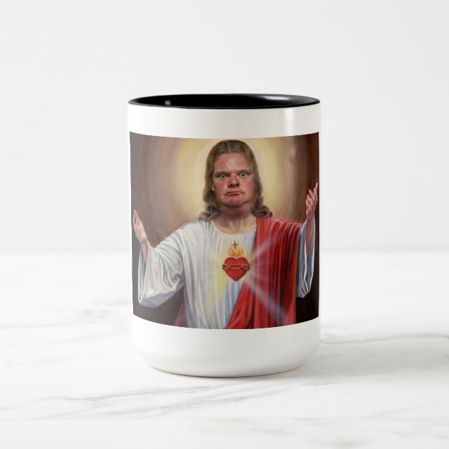 Dois Tons Em Roubo nós confiamos - a caneca de café de Roubo (Centro)