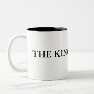 Dois Tons O Rei dos reis Caneca de Café em Cerâmica Ousada e