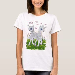 Dois Unicórnios, conto de fantasia. Camiseta