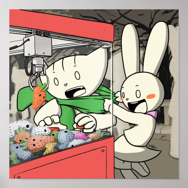 Doki & Nabi Claw Crane Poster (Frente)