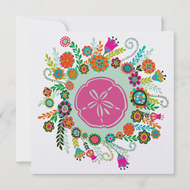 Dólar de areia e flores - SRF (Frente)