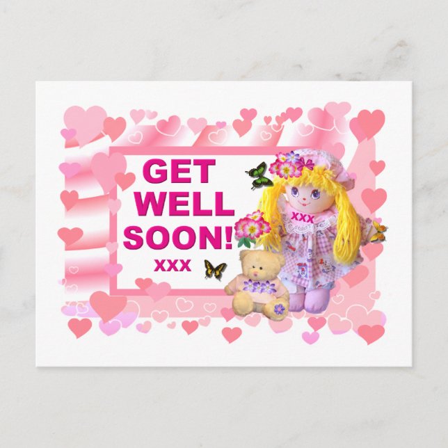 DOLL do RAG e URSINHO recebem bem Cartão postal (Frente)