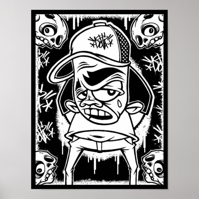 DOLLA / SKULLIE poster (Frente)