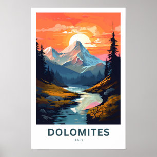 Dolomites Itália Viagem Impressão