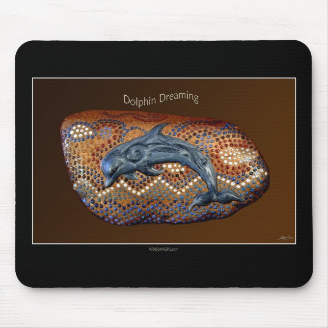 DOLPHIN DREAMING Marine Mammal Mouse Pad (Frente)