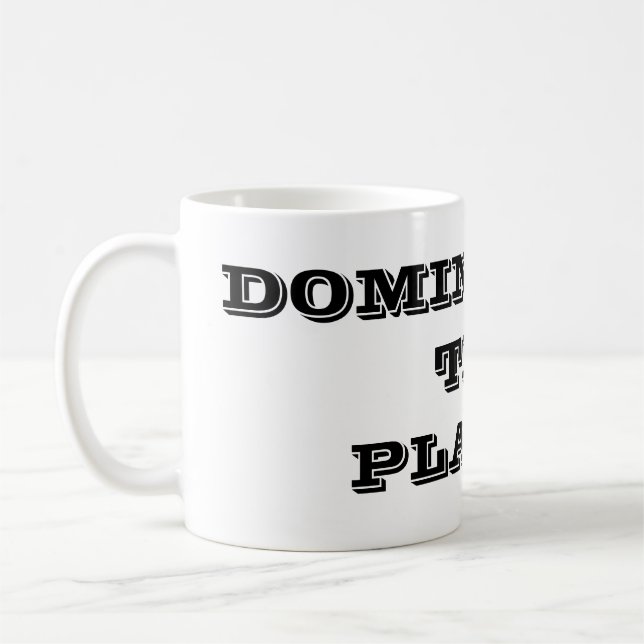 Dominando o Planeta Caneca de Café (Esquerda)