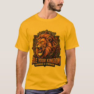 Domine Seu Reino Camisa Leão – Coragem & Força