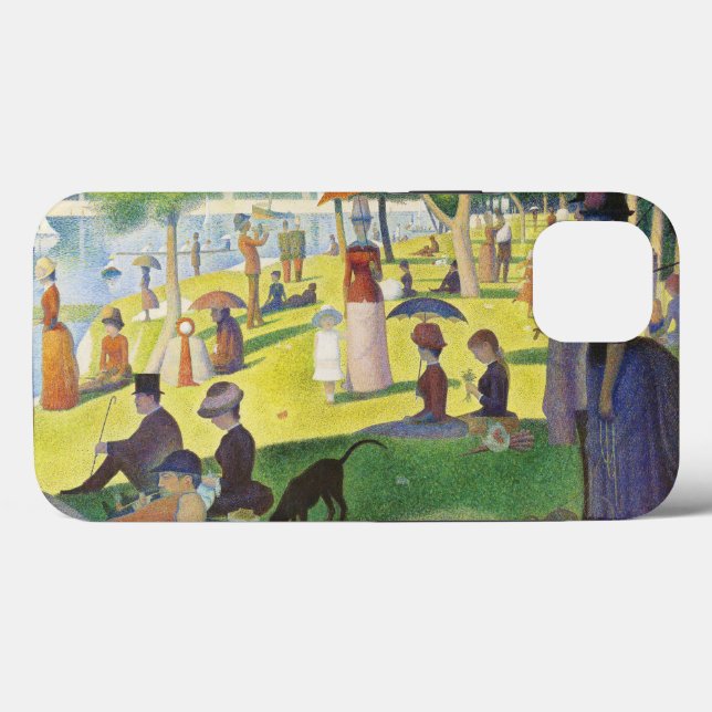 Domingo em La Grande Jatte por Georges Seurat (Verso (horizontal))