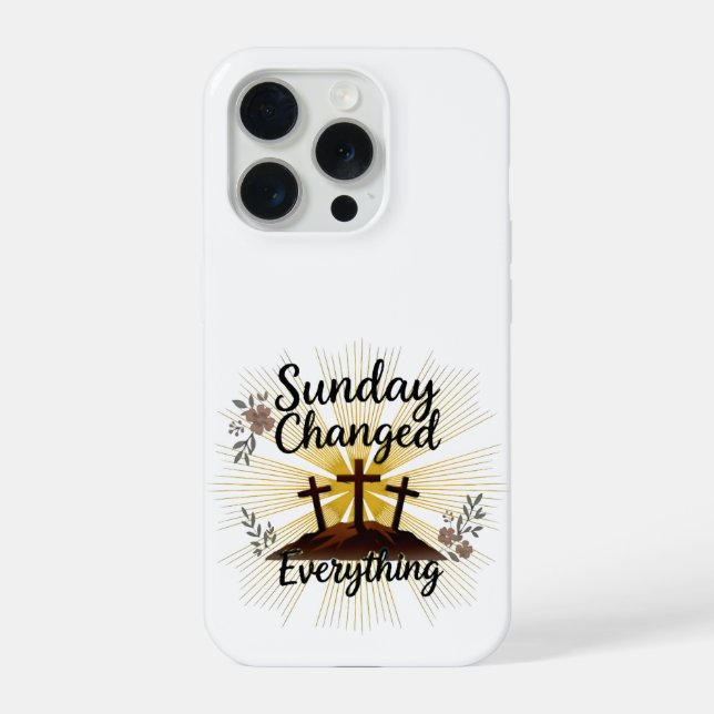 Domingo muda Tudo Estojo de telefone cristão (Verso)