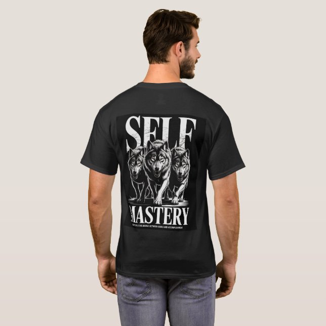 Domínio Próprio – Camiseta Alpha Disciplina (Parte Traseira Completa)