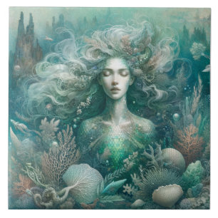 Domínio Tranquilo da Sereia - Azulejo cerâmico