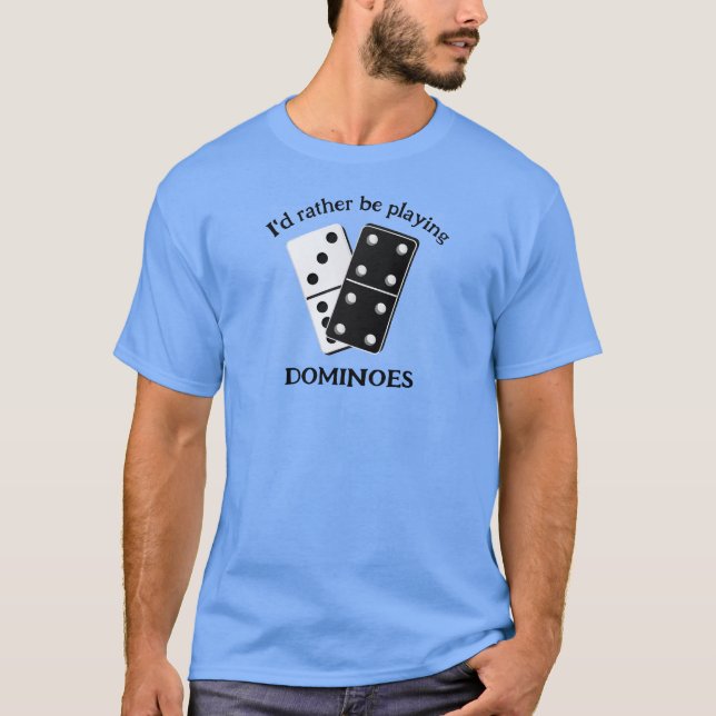Dominoes Design Camiseta T-Shirt (Frente)