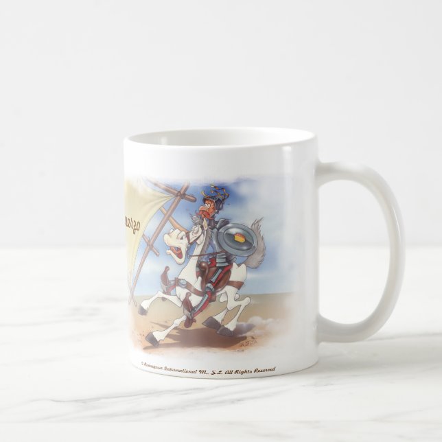 DON QUIJOTE - Caneca - Taza - Cervantes (Direita)