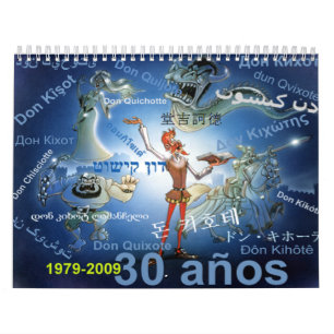 DON QUIXOTE - calendário - Calendario
