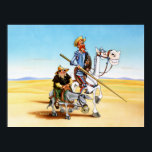 DON QUIXOTE & SANCHO - IMPRESSÃO CANVAS<br><div class="desc">A série de animações de desenho animado "DON QUIXOTE OF LA MANCHA" foi vista pela primeira vez na TV em 1979, desde então, ela foi transmitida por estações de TV em todo o mundo. Don Quixote foi publicado pela primeira vez em 1605 e sua continuação em uma segunda parte foi...</div>