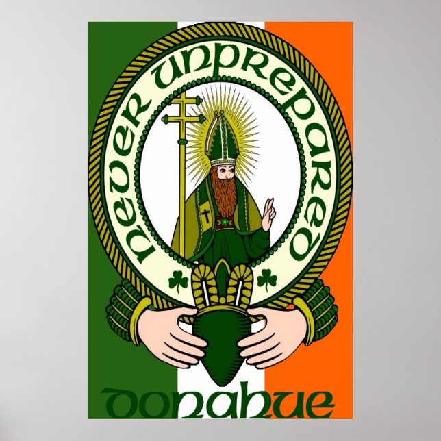 Donahue Clan Motto Poster Impressão (Frente)