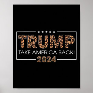 Donald Trump 2024 Recupere a Impressão Leopardo na