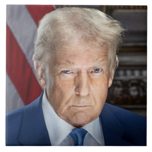 Donald Trump 2025 Presidente Americano Portrait