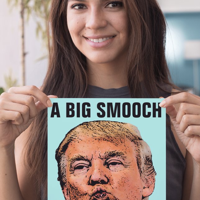 DONALD TRUMP BEIJA CARTÕES DE SAÍDA DE ANIVERSÁRIO (Criador carregado)