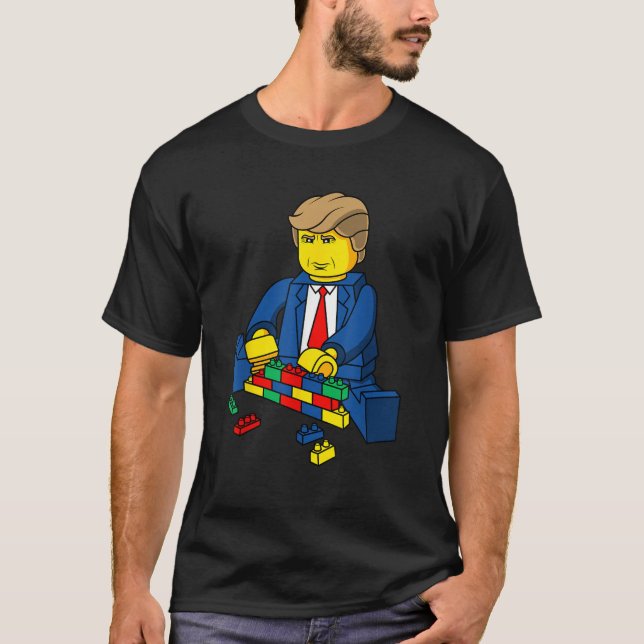 Donald Trump Construiu Uma Camisa De Parede (Frente)