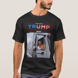 Donald Trump Dirige No Lixo De Camisas De Lixo