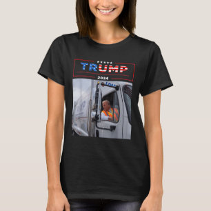 Donald Trump Dirige No Lixo De Camisas De Lixo
