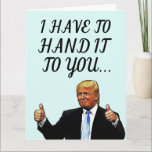 DONALD TRUMP FUNNY FELIZ ANIVERSÁRIO CARTÕES DE GR<br><div class="desc">CARTÃO DE ANIVERSÁRIO DO DONALD TRUMP. DENTRO READS: FELIZ ANIVERSÁRIO! VOCÊ PARECE MAIS JOVEM TODOS OS ANOS. VOCÊ PARECE TREMENDO. ACREDITE EM MIM.</div>