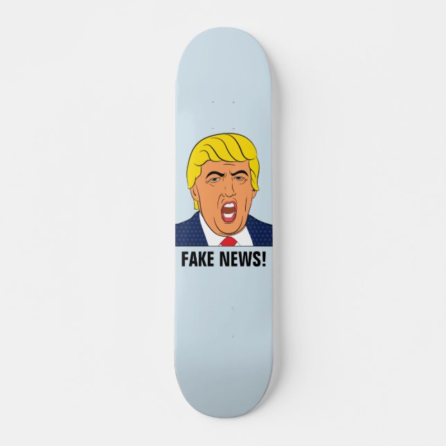 DONALD TRUMP "NOTÍCIAS FALSIFICADAS!" SKATES (Frente)