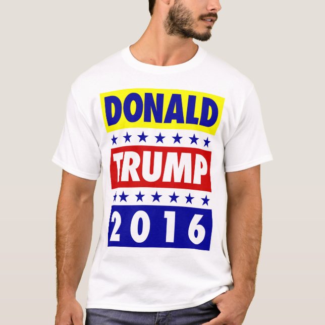 Donald Trump para a camiseta 2016 do presidente (Frente)
